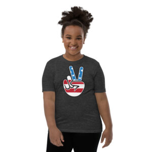 USA Peace Sign Youth T-Shirt