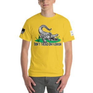 Don't Tread on Florida Gadsden Yellow and white Shirt 
