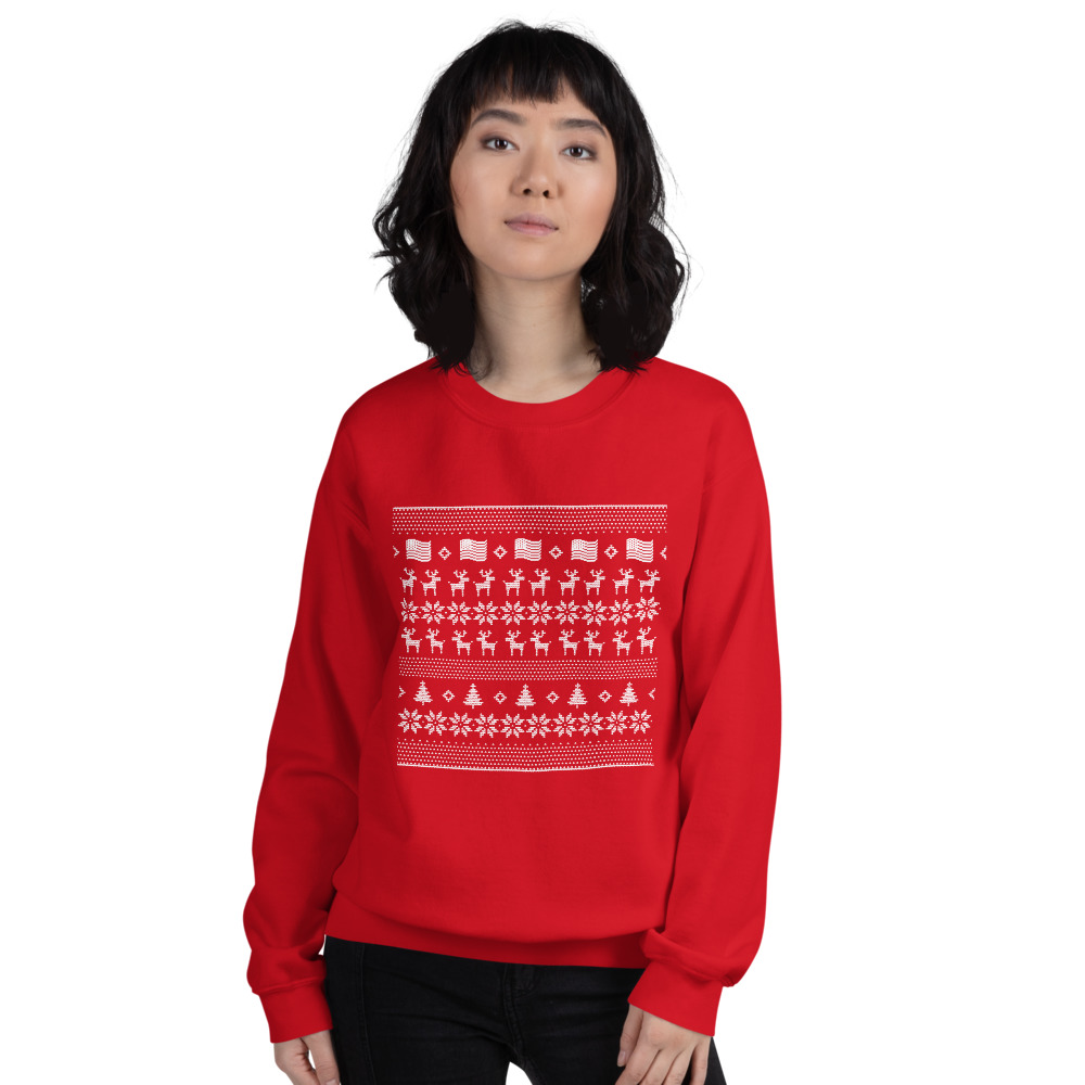 Patriot hotsell christmas sweater